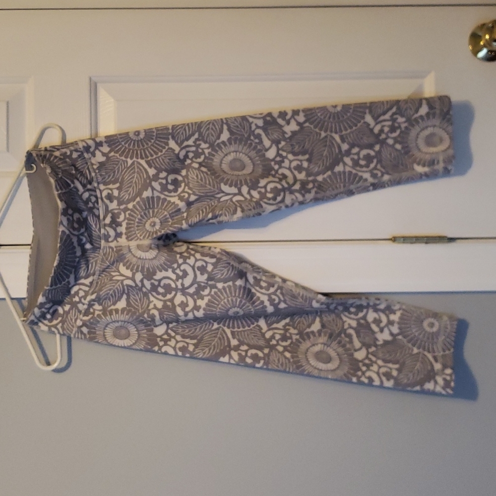 Lululemon Wunder Under Crop Beachy Floral